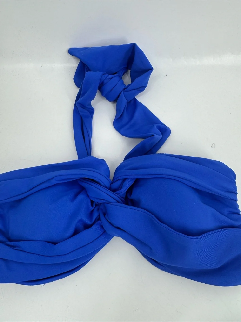 Seafolly Halter Bandeau Bikini Set Blue Size 10